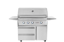 Twin Eagles 42" Grill Base W/ Storage Drawers, Single Door