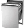 Twin Eagles 18" Double Tall Trash Drawer (Trash Cans Included) -Le Creu Grill Shop TETD182T B