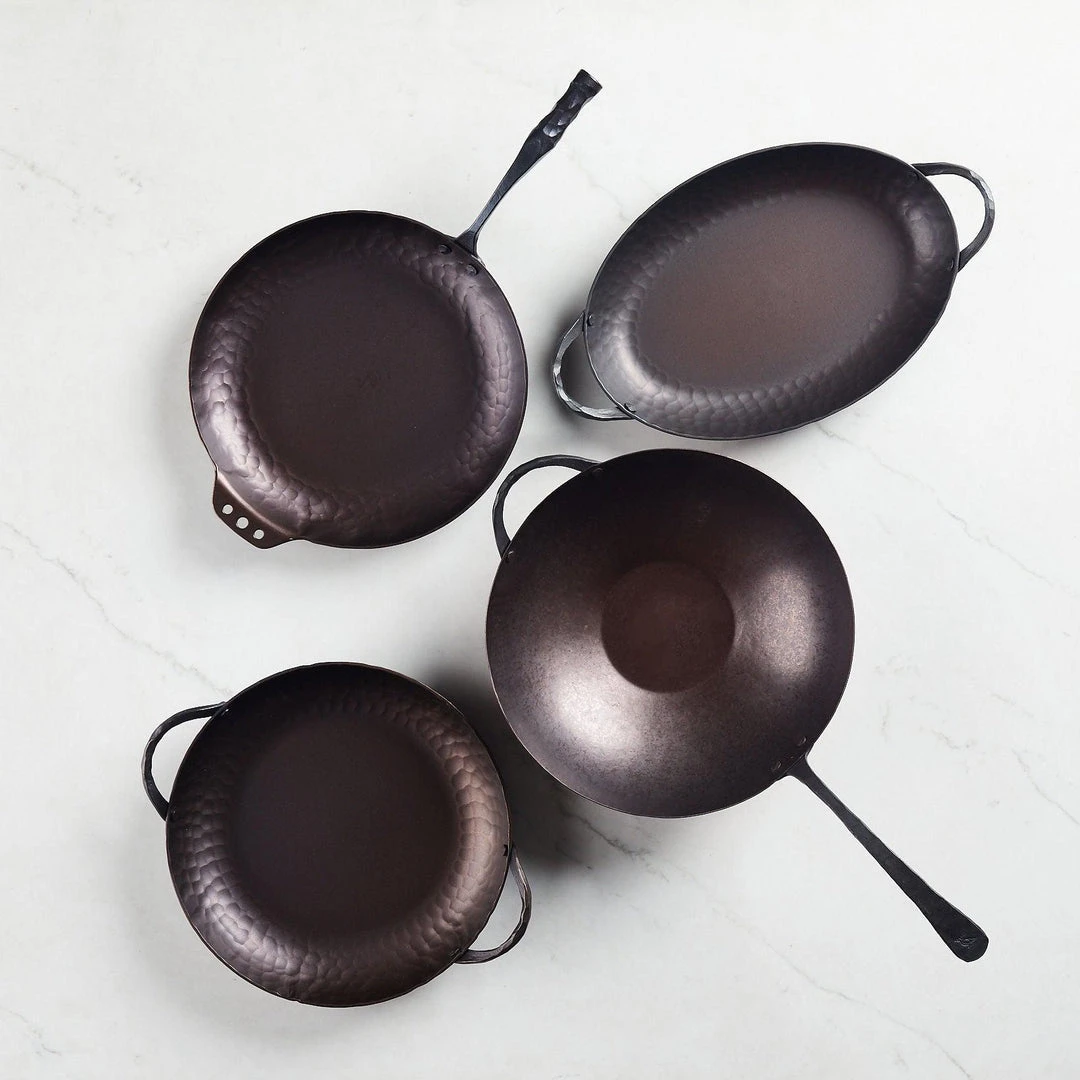 Smithey Ironware Hand-Forged Carbon Steel Set 3 Smithey Ironware Hand-Forged Carbon Steel Set