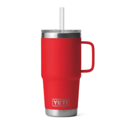 YETI Rambler 25 Oz Mug W/ Straw Lid -Le Creu Grill Shop W 220078 site studio 1H23 Drinkware Rambler 25oz Straw Mug Rescue Red Front 0175 B Primary B 2400x2400 14d79f76 4240 4819 a45c 6ad295ba986a
