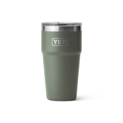 YETI Rambler 16 Oz Stackable Pint W/ Magslider Lid -Le Creu Grill Shop W 220111 2H23 Color Launch site studio Drinkware Rambler 16oz Pint Camp Green Front 4121 Primary B 2400x2400 df88f081 dcf4 4141 9394 a0059afc66d1