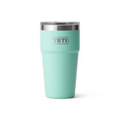 YETI Rambler 16 Oz Stackable Pint W/ Magslider Lid -Le Creu Grill Shop W Drinkware TumblerPint 16oz Seafoam Studio PrimaryB