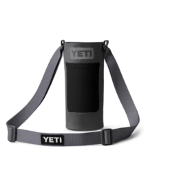 YETI Rambler Bottle Sling - Small -Le Creu Grill Shop W Small Bottle Sling Charcoal Front No Bottle 4666 B