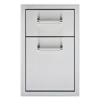 13" Delta Heat Double Storage Drawers 2 13" Delta Heat Double Storage Drawers -Le Creu Grill Shop dhsd132 b