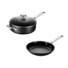 Le Creuset 3-Piece Toughened Nonstick PRO Set -Le Creu Grill Shop le crueset 3 piece nonstick set