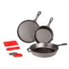 Lodge Essentials 6-Piece Cast Iron Skillet Set 1 Lodge Essentials 6-Piece Cast Iron Skillet Set -Le Creu Grill Shop lodge
