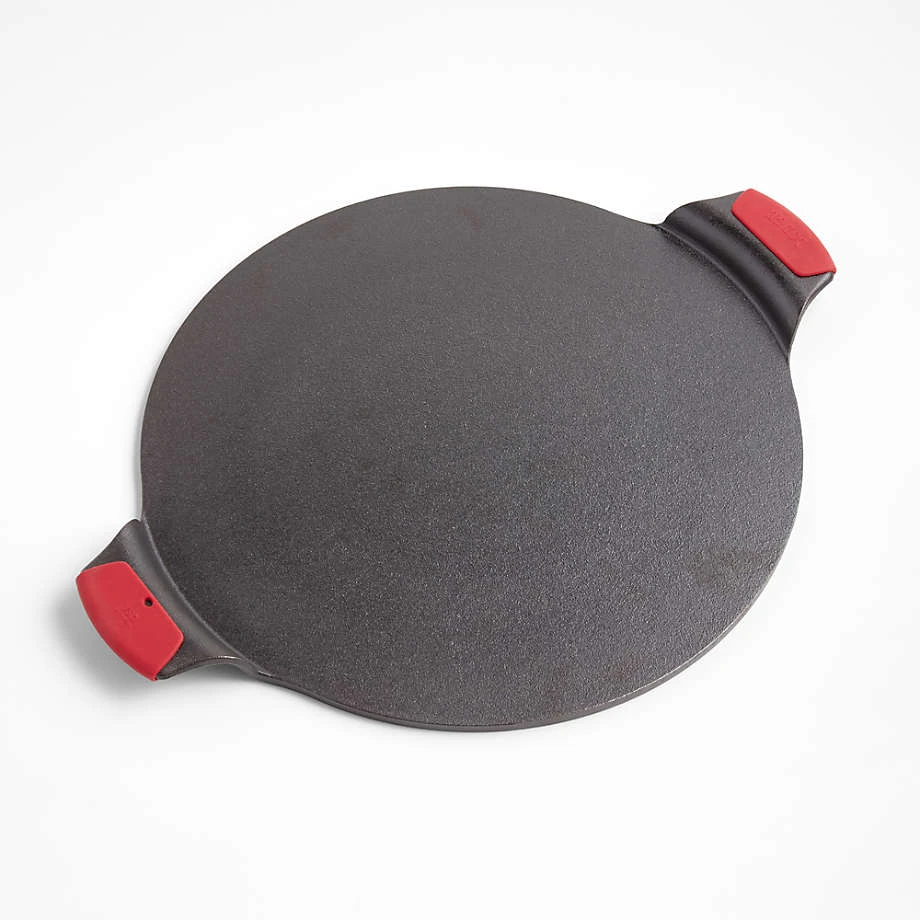 Lodge 15" Pizza Pan W/ Silicone Grip 3 Lodge 15" Pizza Pan W/ Silicone Grip