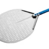 GI Metal Azzurra 12" Round Perforated Pizza Peel -Le Creu Grill Shop pala 20tonda 20forata