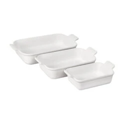Le Creuset Heritage 3-Piece Rectangular Baking Dish Set 14 Le Creuset Heritage 3-Piece Rectangular Baking Dish Set -Le Creu Grill Shop pg7942 0316