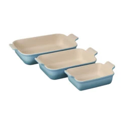 Le Creuset Heritage 3-Piece Rectangular Baking Dish Set 12 Le Creuset Heritage 3-Piece Rectangular Baking Dish Set -Le Creu Grill Shop pg7942 0317