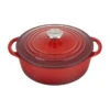 Le Creuset Shallow Round Dutch Oven 2 3/4 Qt. -Le Creu Grill Shop rs18078 2.75qtshallowrdcerise 1