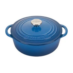 Le Creuset Shallow Round Dutch Oven 2 3/4 Qt. -Le Creu Grill Shop rs18430 l2545 2259ss lpr
