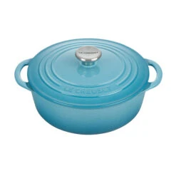 Le Creuset Shallow Round Dutch Oven 2 3/4 Qt. -Le Creu Grill Shop rs18934 l2545 2217ss lpr