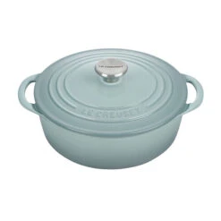 Le Creuset Shallow Round Dutch Oven 2 3/4 Qt. -Le Creu Grill Shop rs18938 l2545 22717ss lpr