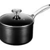 Le Creuset Toughened Nonstick PRO Saucepan W/Glass Lid -Le Creu Grill Shop rs6468 saucepan angle 16 lecreuset tns