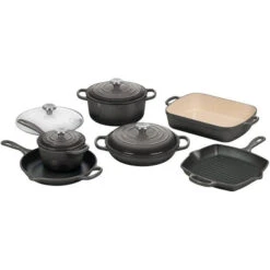 Le Creuset 10-Piece Cast Iron Set -Le Creu Grill Shop shopping ac014831 18e1 4a67 9552 ba88be615eab