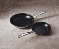 Le Creuset Nonstick Stainless Steel Fry Pan 2-Piece Set -Le Creu Grill Shop ssp14102 lecreuset 1.1570197273