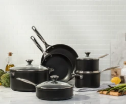 Le Creuset 10-Piece Toughened Nonstick PRO Set -Le Creu Grill Shop tns0010 gallery.1562167112